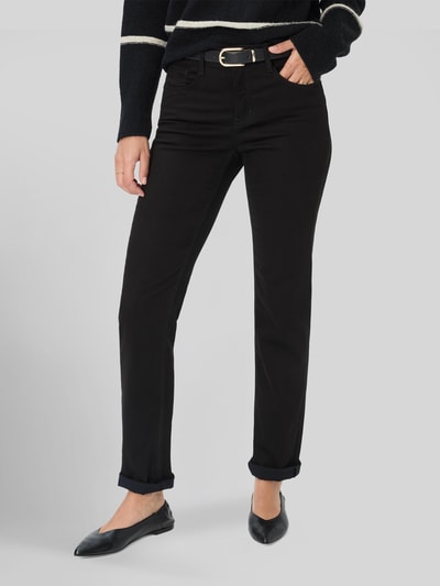 Brax Regular Fit Gerade Hose aus Lyocell-Mix mit Modal-Baumwoll-Anteil Modell 'MARY' Black 4