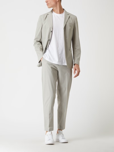 Selected Homme Slim Fit Hose aus wasserabweisendem Material  Kitt 1