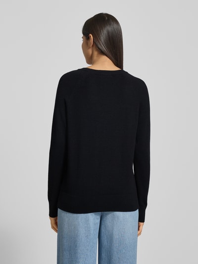 Christian Berg Woman Gebreide pullover met ribboorden  Zwart - 5
