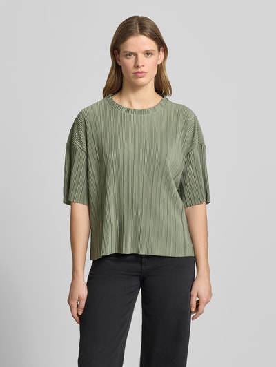 ONLY Regular Fit T-Shirt mit Rundhals-Ausschnitt Modell 'RAVENNA' Schilf 4