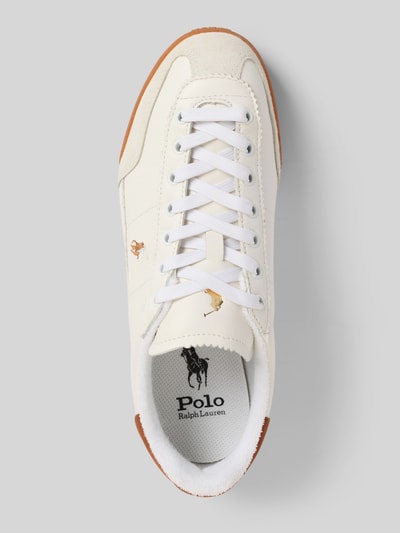 Polo Ralph Lauren Low Top sneakers van echt leer Model 'HESTER' Wit - 3