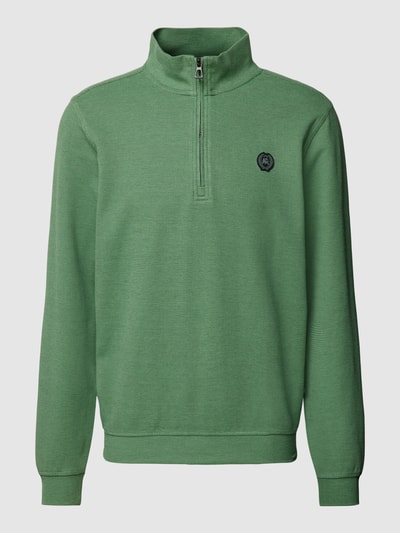 Lerros Sweatshirt met schipperskraag Lichtgroen - 2