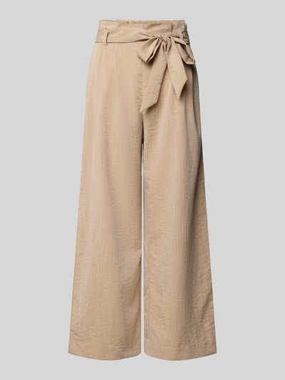 Only Regular Fit Hose mit Paperbag-Taille Modell 'MARSA' Sand 2
