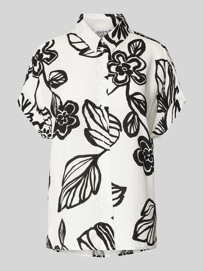 JAKE*S STUDIO WOMAN Relaxed Fit Bluse mit Kappärmeln Offwhite 2