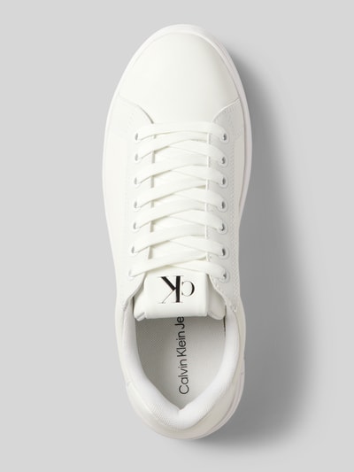 Calvin Klein Jeans Sneakers met vetersluiting Wit - 4