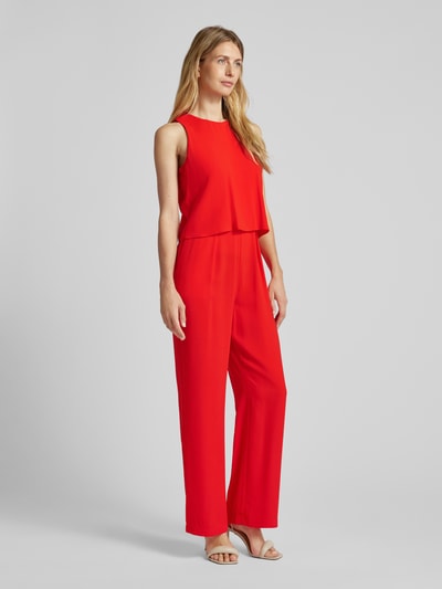 s.Oliver BLACK LABEL Jumpsuit met bloemenmotief Rood - 1