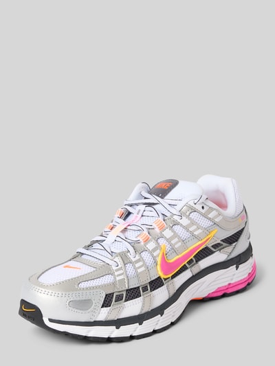 Nike Sneaker mit Logo-Patch Modell 'P-6000' Weiss 1