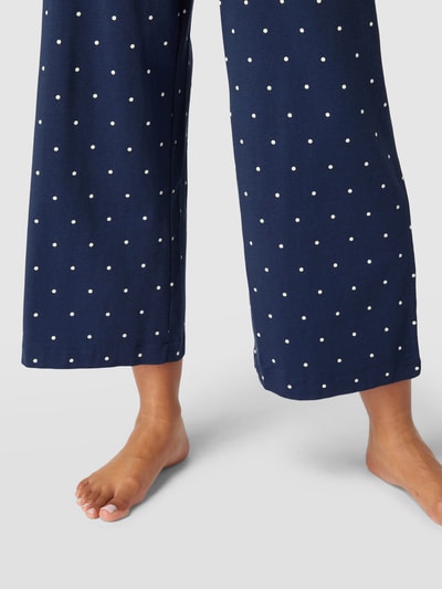 Jake*s Casual Pyjamabroek met polkadots Marineblauw - 3