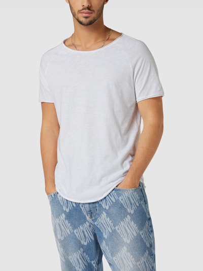 REVIEW T-Shirt mit Rundhalsausschnitt Weiß 4