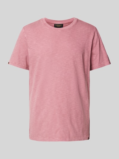 Superdry T-shirt in een effen design Oudroze - 2