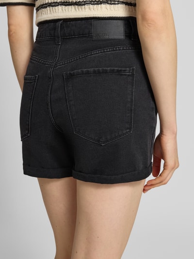 VERO MODA loose fit korte jeans van katoenmix model 'ZURI' Zwart - 3