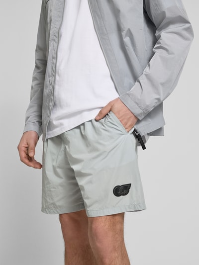 AlphaTauri Regular fit vrijetijdsoverhemd met tweewegritssluiting Lichtgrijs - 3