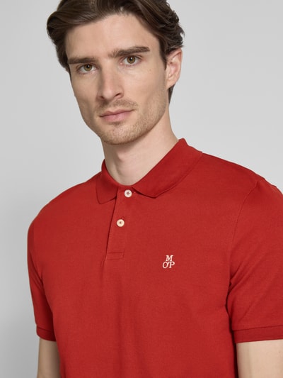 Marc O'Polo Regular Fit  Poloshirt aus reiner Baumwolle Bordeaux 3