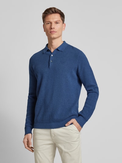 Barbour Gebreide pullover met polokraag Bleu - 4