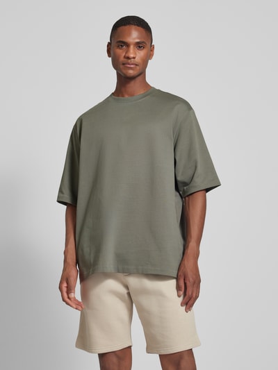 Only & Sons Oversized T-shirt met ronde hals, model 'MILLENIUM' Donkergrijs - 4