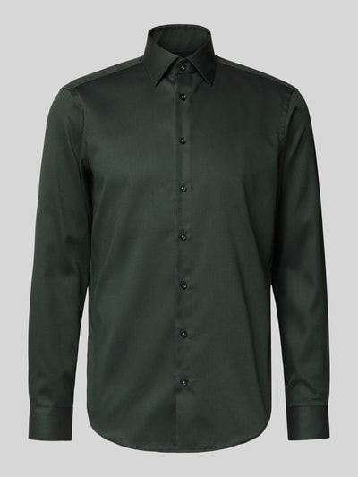 Christian Berg Men Regular Fit Business-Hemd aus reiner Baumwolle mit Kentkragen Bottle 2