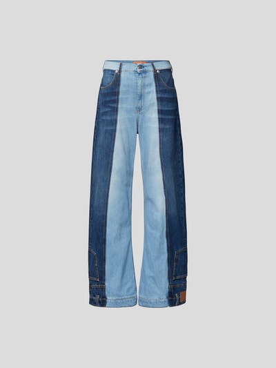 Dodo bar Or Loose Fit Jeans in Two-Tone-Machart Jeansblau 2