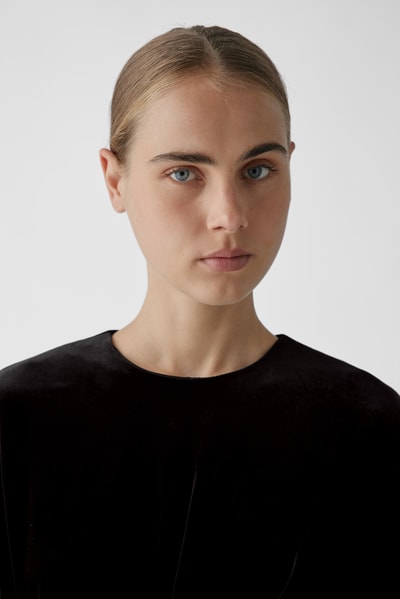 Alexandre Vauthier Minikleid in Samt-Optik Schwarz 6