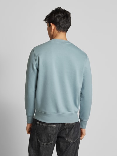 Calvin Klein Jeans Sweatshirt mit Label-Print Rauchblau 5