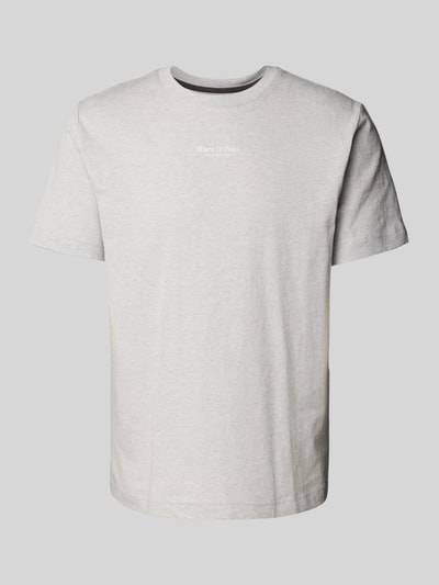 Marc O'Polo Regular Fit T-Shirt aus reiner Baumwolle Silber Melange 2