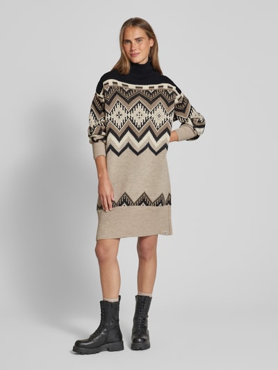 Dale of Norway Strickkleid mit Turtleneck Modell 'SKÅLA' Sand 1