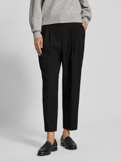 OPUS PANTS Spodnie materiałowe z plisami model ‘Lessieh’ Czarny 4