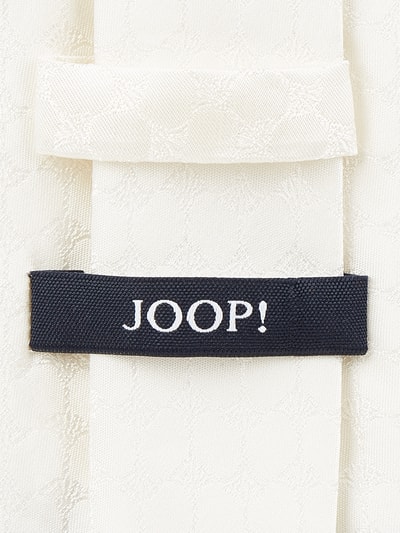 JOOP! Krawatte aus reiner Seide (7,5 cm) Ecru 2