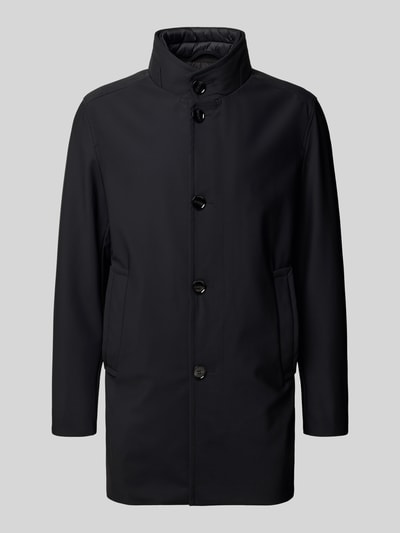 Strellson Regular fit lange parka met gewatteerde inzet, model 'FINLAY FLEX' Zwart - 2