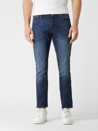 Jack & Jones Skinny fit jeans met labelpatch achter Jeansblauw - 4