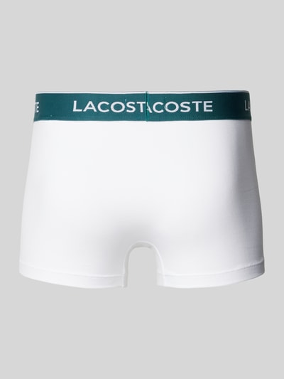 Lacoste Trunks aus Viskose mit Label-Bund im 3er-Pack Weiss 3