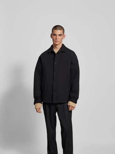 Dsquared2 Overshirt aus reiner Baumwolle Black 4