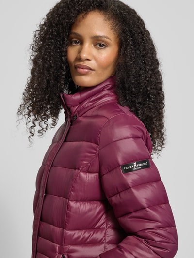 Frieda & Freddies Steppjacke mit Reißverschlusstaschen Modell 'DALIA' Lila 3