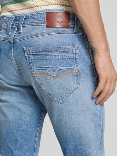 Pepe Jeans Tapred fit jeans van katoenmix Jeansblauw - 3