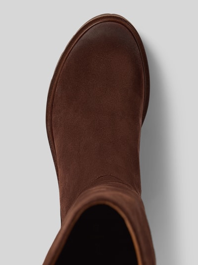 Geox Leren laarzen met ritssluiting, model 'Norize' Donkerbruin - 3