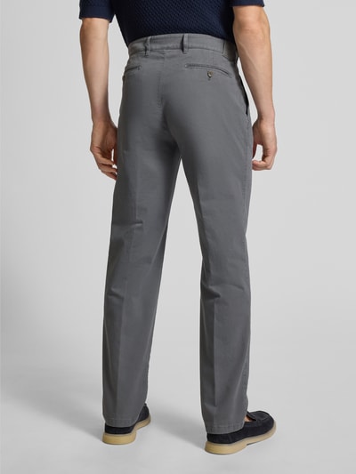 Brax Regular fit chino met achterzakken, model 'Everest' Grafiet - 5