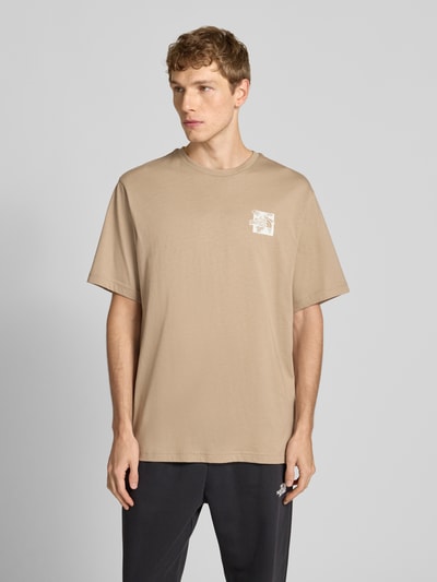 The North Face Relaxed fit T-shirt met ronde hals Beige - 5