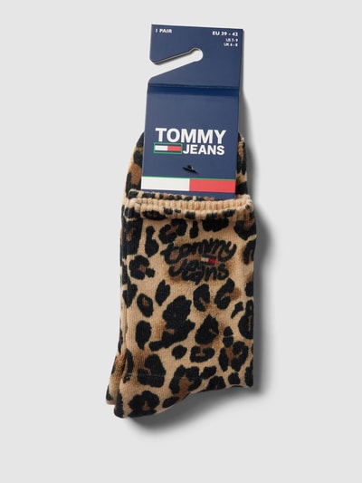 Tommy Jeans Socken mit Allover-Print Beige 3