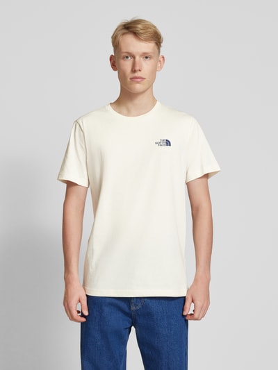 The North Face T-Shirt aus Viskose mit Label-Print Offwhite 4