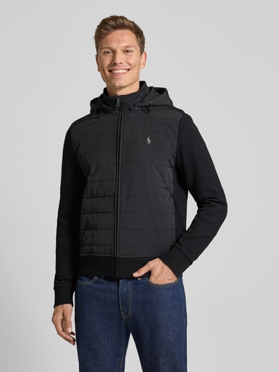 Polo Ralph Lauren Hybridjacke mit Label-Stitching Black 4