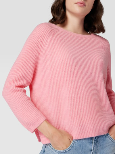 Weekend Max Mara Gebreide pullover met raglanmouwen, model 'Leandra' Roze - 3