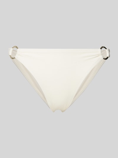 Produktfoto, Bikini-Slip mit Strukturmuster Modell 'Millor Beach' von JOOP! Collection in Weiß, feine Textur, Material-Mix mit Stretch-Anteil, körpernahe Passform