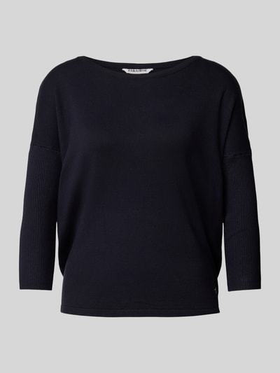 ZABAIONE Gebreide pullover met boothals Blauw - 1