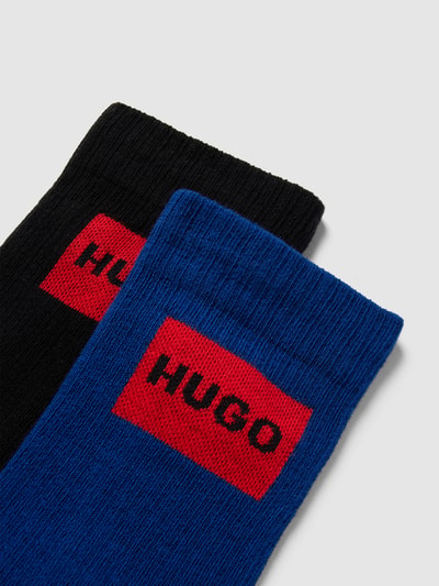 HUGO Socken mit Label-Print im 2er-Pack Royal 2