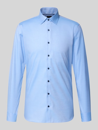 OLYMP No. Six Super slim fit zakelijk overhemd met kentkraag Bleu - 2