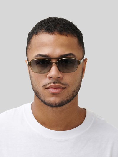 MessyWeekend Pilot Sonnenbrille Modell 'BURT' Hellgruen 4
