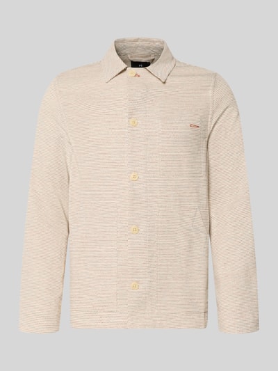 Paul Smith Overshirt mit Knopfleiste und Kentkragen Offwhite 2