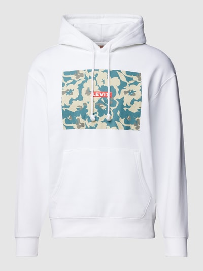 Levi's® Oversized hoodie met motiefprint Wit - 2