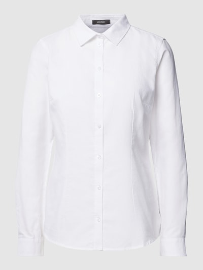 Montego Bluzka koszulowa w jednolitym kolorze Biały 2