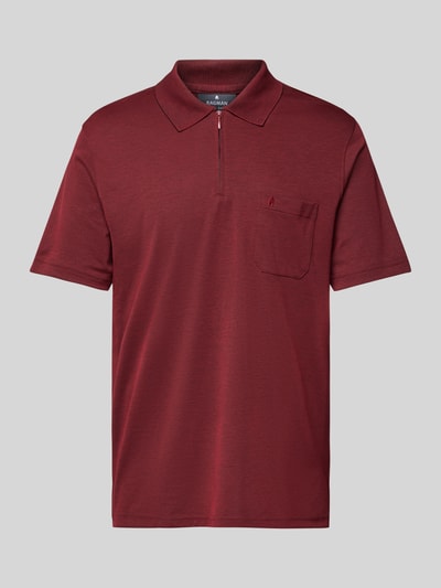 RAGMAN Regular fit poloshirt met borstzak Rood - 2