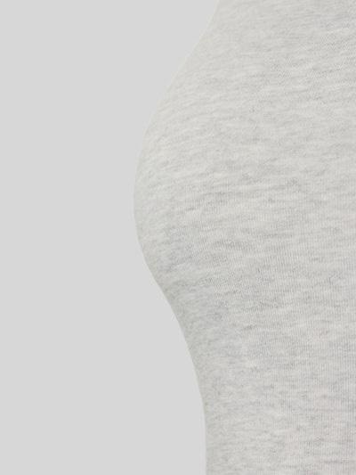 Skiny Top z detalem z logo w zestawie 2 szt. Różowy 2